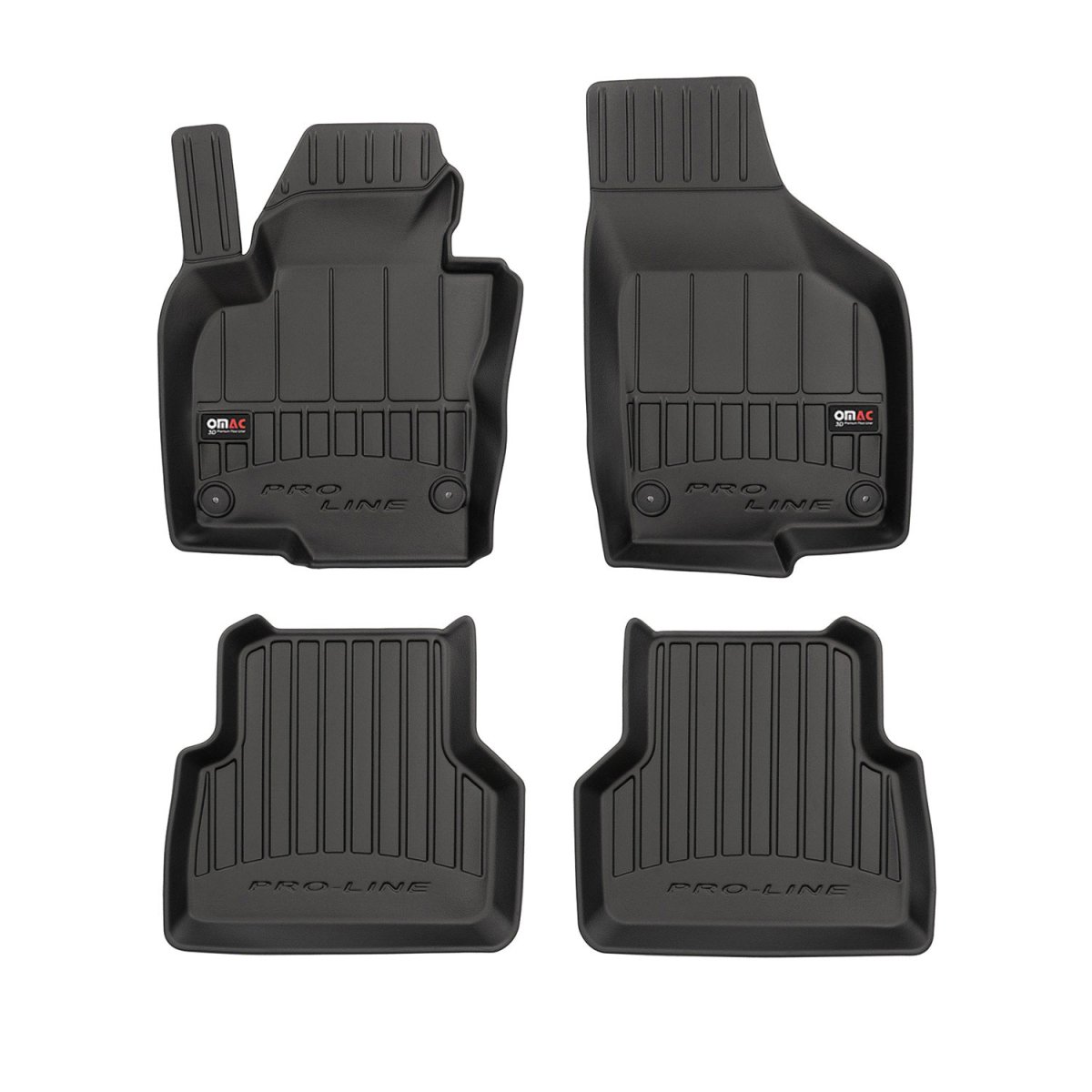Volkswagen Tiguan Limited Floor Mat - Omac - Premium TPE - Black - '17-'18